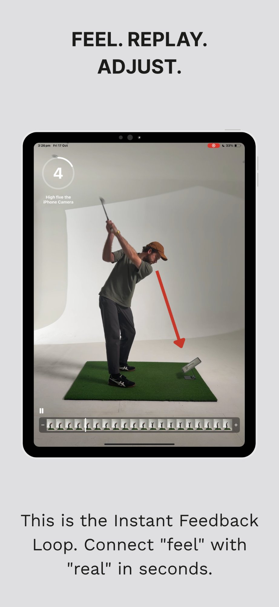 Instant auto replay on iPad
